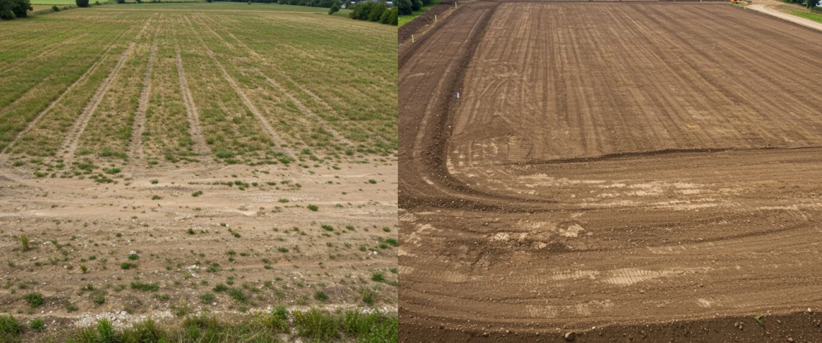 land grading site preparation
