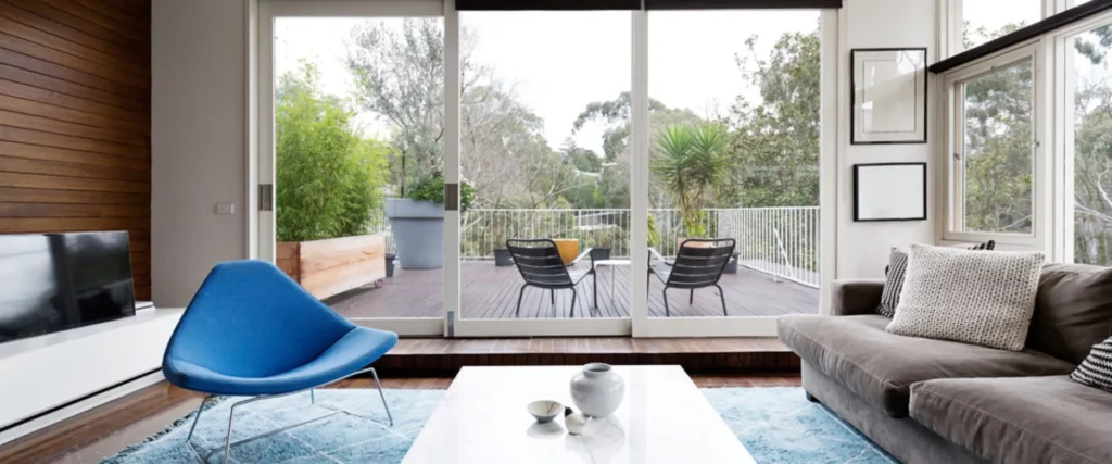 Luxury home exterior ideas of glass panels and windows